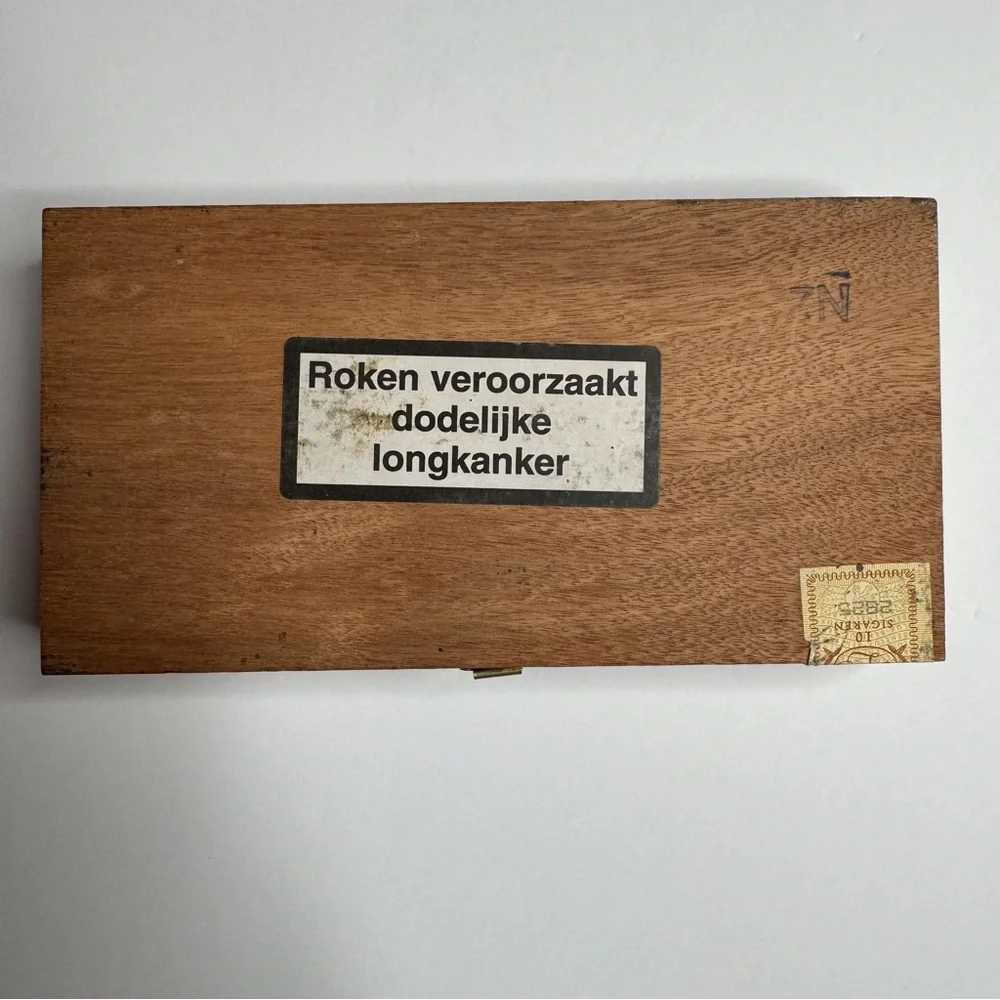 Wooden Amsterdam Cigar Box Private Collection Manja Andringa Valet Watch Case
